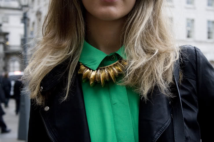 in detail lfw aw12 necklaces