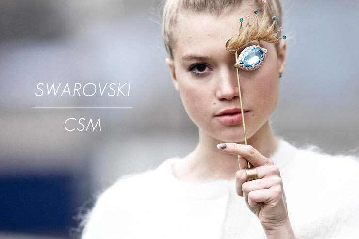 in detail swarovski csm collaboration