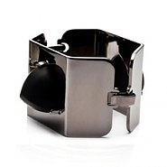 Eddie Borgo Gunmetal Pyramid cuff thumb 185x185 Valery Demure