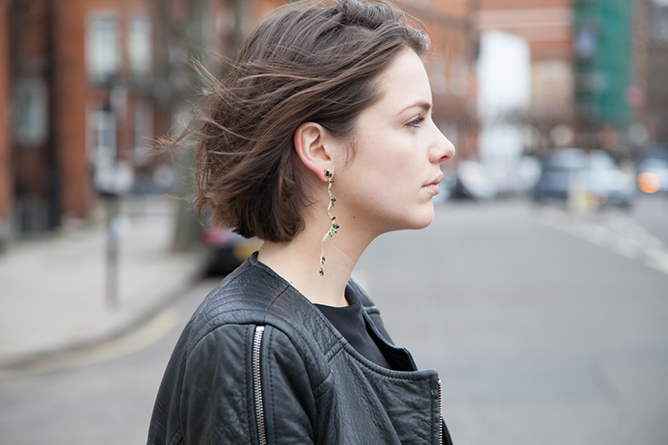 In Detail - Fernando Jorge Tourmaline & Diamond earrings